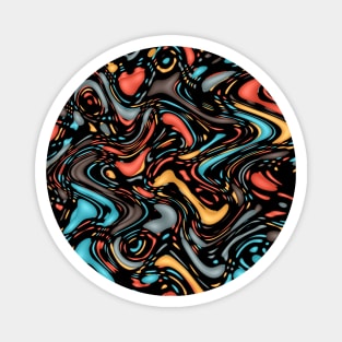 Stirred colors Magnet